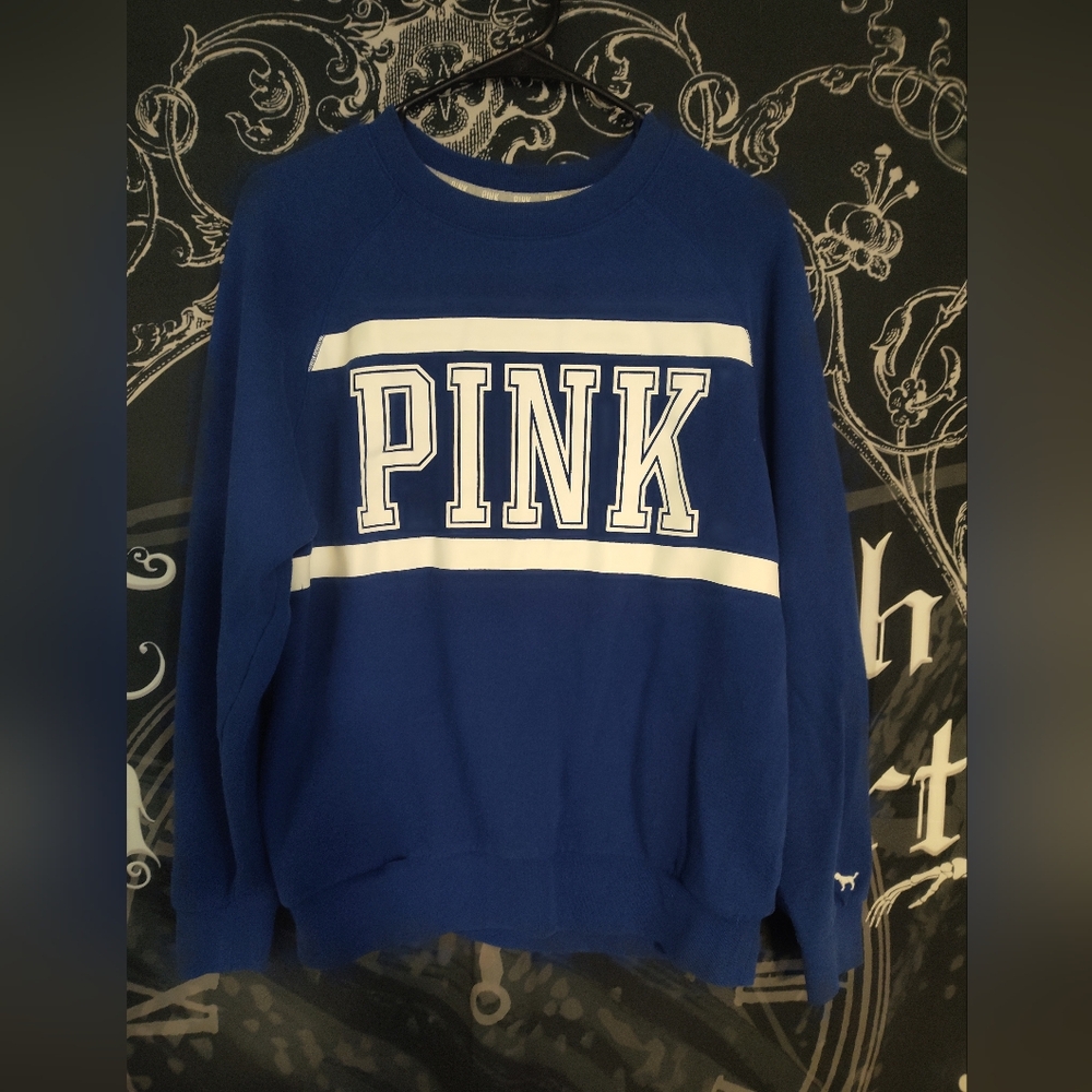 Victoria's Secret PINK Navy Sweatshirt
